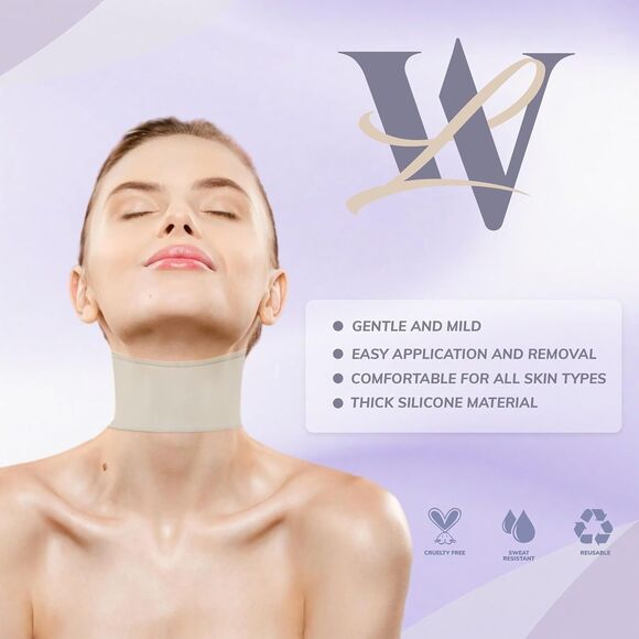 Reusable Neck Wrinkle Patches 2Pcs, Anti Wrinkle Patches, Face Tape for Wrinkles - Picture 4 of 6